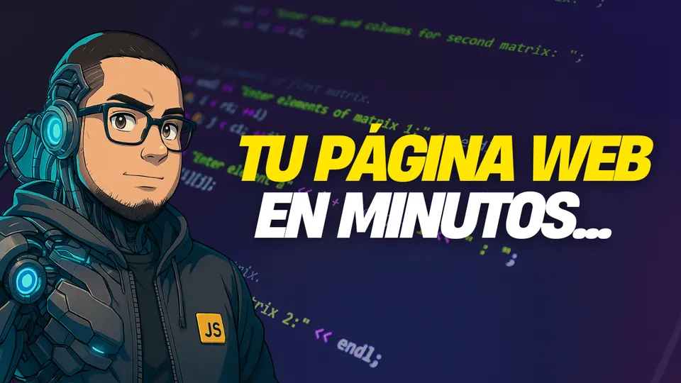 ¿Cómo crear una página web en minutos?